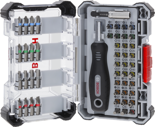 Bosch超硬螺丝刀头套装，每箱 50 件。.