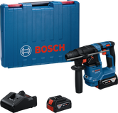BoschGBH 18V-18 旋转锤，配有电池、充电器和盒子。.