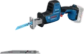 BoschGSA 18V-24 无绳往复锯，配有两个刀片。.