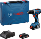 BoschGSR 18V-65 钻头套装，配有电池和充电器。.