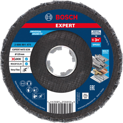 Bosch EXPERT N475 SCM X-LOCK 非常精细的 125 毫米圆盘。.