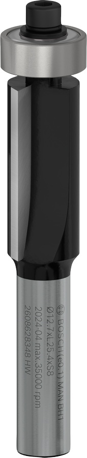 Bosch PRO 路由器钻头底部轴承齐平修剪 8 毫米柄。.