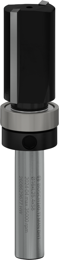 BoschPRO 路由器钻头顶部轴承齐平修边 16x25.4 毫米.