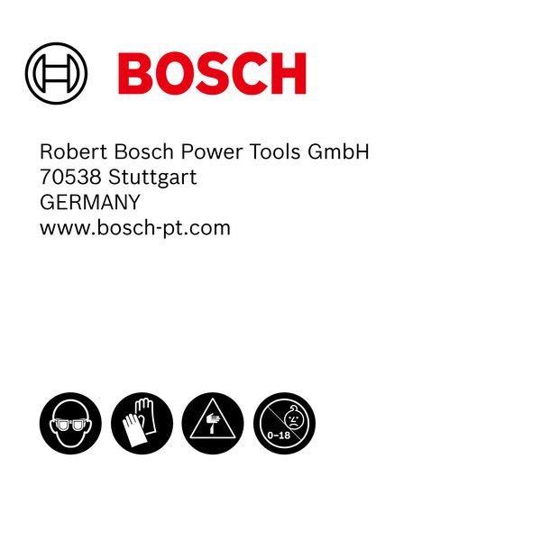 Bosch折叠刀安全图标.