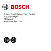 Bosch螺丝刀安全图标。.