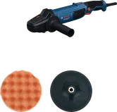 BoschGPO 11-180 抛光机，配有垫片和背板。.