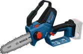 BoschGKE 18V-20 无绳修枝锯，可进行精确切割。.