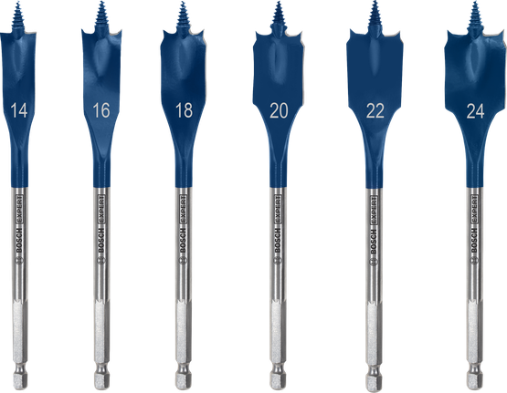 Bosch EXPERT 自切速度铲形钻头套装 6 件。.