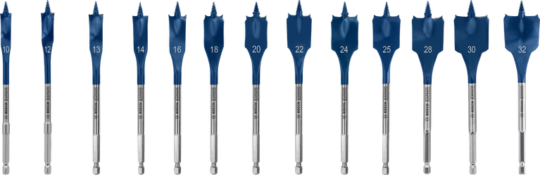 BoschEXPERT 自切高速铲形钻头套装，13 件.
