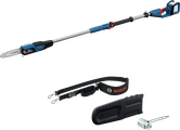 BoschGKE 18V-25 高枝锯，配有伸缩手柄和配件。.