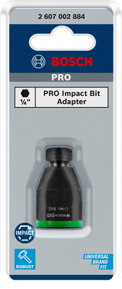 BoschPRO 冲击钻头适配器 1/4″.