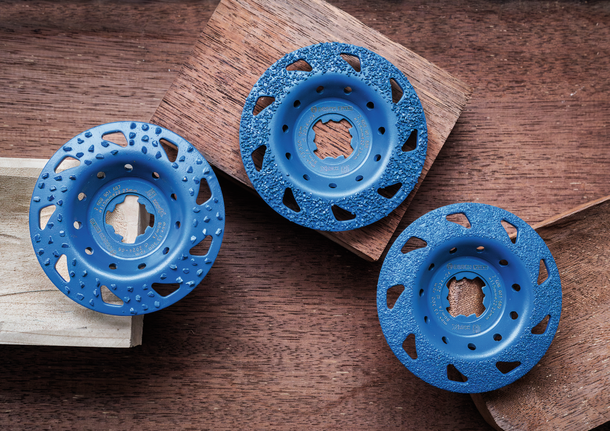 用于木材成型的Bosch硬质合金砂轮。.