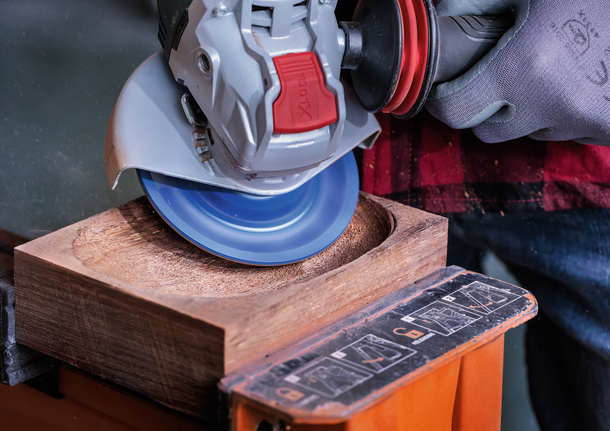 BoschX-LOCK 硬质合金圆盘塑造木材。.