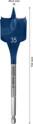 BoschEXPERT 自切速刃钻头 35 毫米。