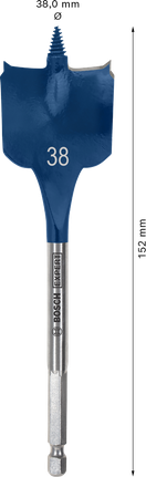BoschEXPERT 自切速刃钻头 38 毫米。