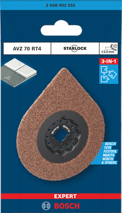 BoschEXPERT AVZ 70 RT4 70mm 灌浆板.