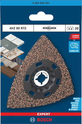 BoschEXPERT AVZ 90 RT2 砂磨板 90 毫米.