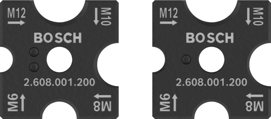 Bosch PRO 切割模具套装 M6 M8 M10 M12 用于穿线。.
