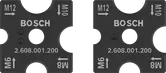 BoschPRO 切割模具套装，包含 M6、M8、M10、M12 尺寸。