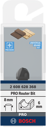 BoschPRO 路由器钻头芯盒 6 毫米。.