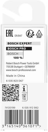 Bosch PRO 路由器钻头齐平修剪 1/2 英寸 x 1/2 英寸柄 1/4 英寸。.