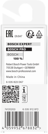 Bosch PRO 路由器钻头 1/2 英寸 x 3/8 英寸柄 1/4 英寸。.