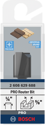 Bosch PRO 路由器直钻头 5/8 英寸。.
