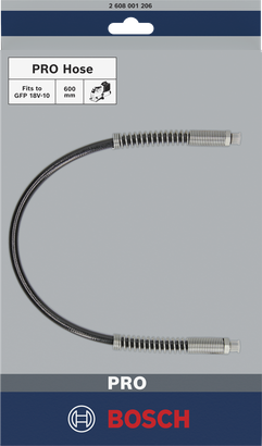 BoschPRO 软管 600 毫米，适用于黄油枪.