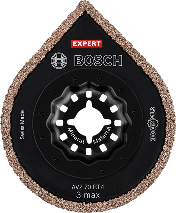 Bosch EXPERT AVZ 70 RT4 灌浆板，硬质合金边缘。.