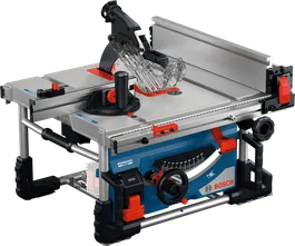 带有可调节围栏的BoschGTS 18V-70 台锯。.