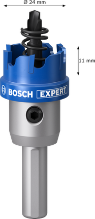 BoschEXPERT 金属板 24 毫米轴孔锯。.