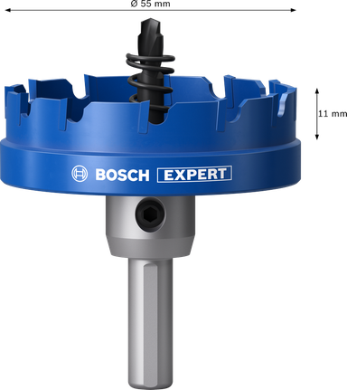 BoschEXPERT 金属板轴孔锯，直径 55 毫米。.