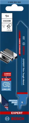 Bosch EXPERT Thin Tough Metal S 922 EHM 往复锯片。.