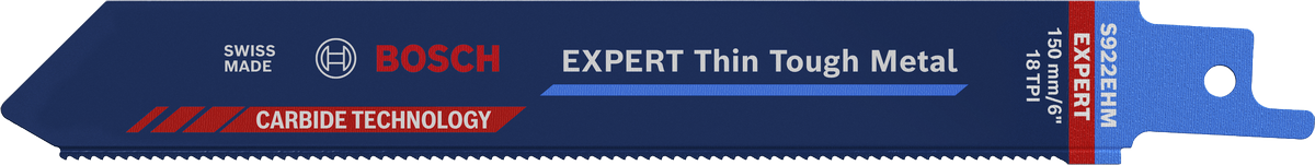 BoschEXPERT 薄型坚韧金属往复锯片 150 毫米。.