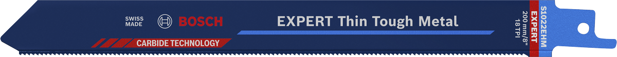 Bosch EXPERT Thin Tough Metal S 1022 EHM 往复锯片。.