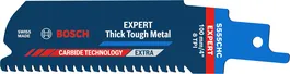 BoschEXPERT 厚实耐用金属往复锯片，采用硬质合金技术。