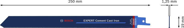 Bosch EXPERT 水泥铸铁 S 1750 RD 锯片 250 毫米。.