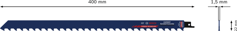 BoschEXPERT 加气混凝土 S 2041 HM 往复锯片。.
