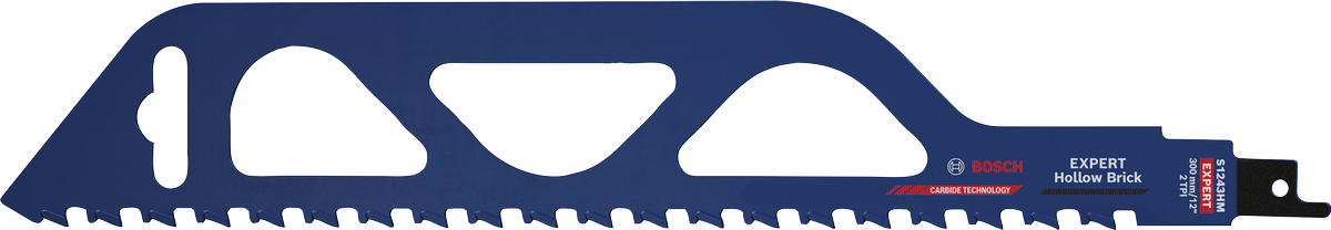 BoschEXPERT 空心砖往复锯片，适用于砌筑。.