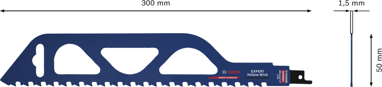 BoschEXPERT 空心砖往复锯片 300 毫米。.