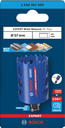 Bosch57×60 毫米多材料孔锯.