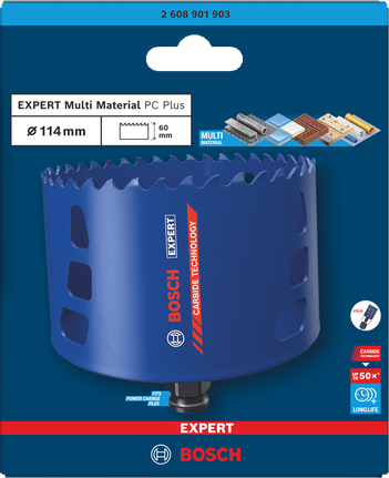 Bosch114×60 毫米多材料孔锯.