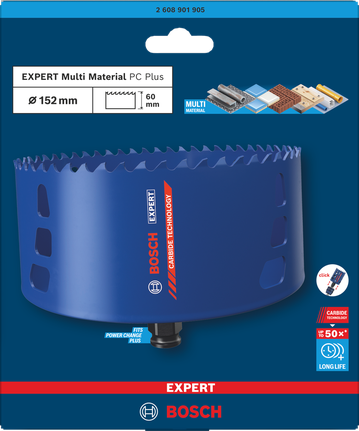 Bosch152×60 毫米多材料孔锯.