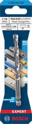 适用于 Expert Power Change Plus 的Bosch导向钻 7.15×105 毫米。.