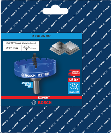 Bosch75 毫米 EXPERT 金属板轴孔锯.