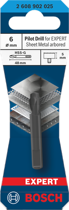Bosch导向钻 6 毫米 EXPERT 金属板。.