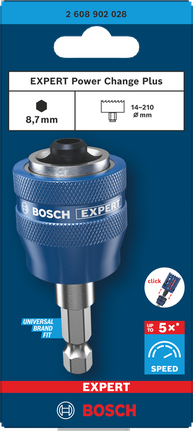 BoschEXPERT Power Change Plus 刀轴 8.7 毫米.