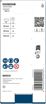 Bosch孔锯心轴延长件 150 毫米。.