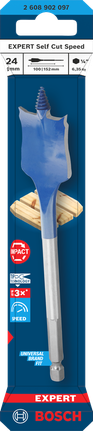 Bosch EXPERT Self Cut Speed 铲形钻头 24×152 毫米。.