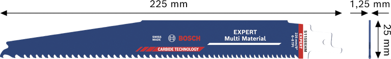 BoschEXPERT Multi Material S1159XHM 锯片，带硬质合金齿。.